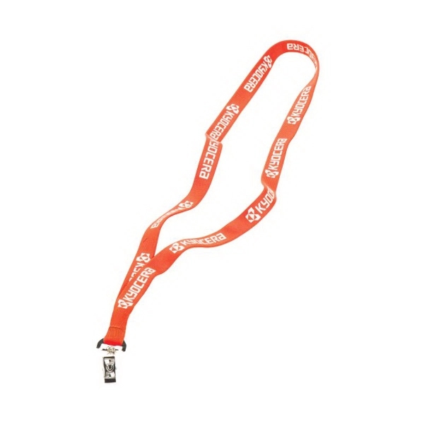 Knitted 2-ply tubular polyester lanyard. 36" standard. Choice of widths, attachment.... from ASI 93987 Martini-Vispak Inc.
