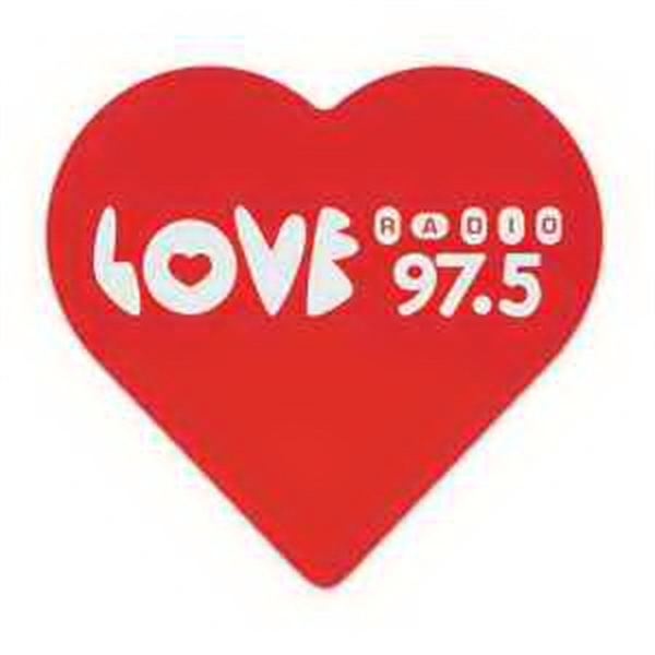 MICROFIBER LENS CLOTH DYE SUBLIMATION CUSTOM SHAPE HEART... from ASI 93987 Martini-Vispak Inc. / Insane Products Vispak