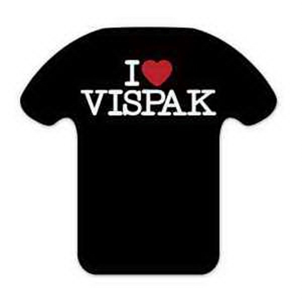 MICROFIBER LENS CLOTH DYE SUBLIMATION CUSTOM SHAPE T-SHIRT... from ASI 93987 Martini-Vispak Inc. / Insane Products Vispak