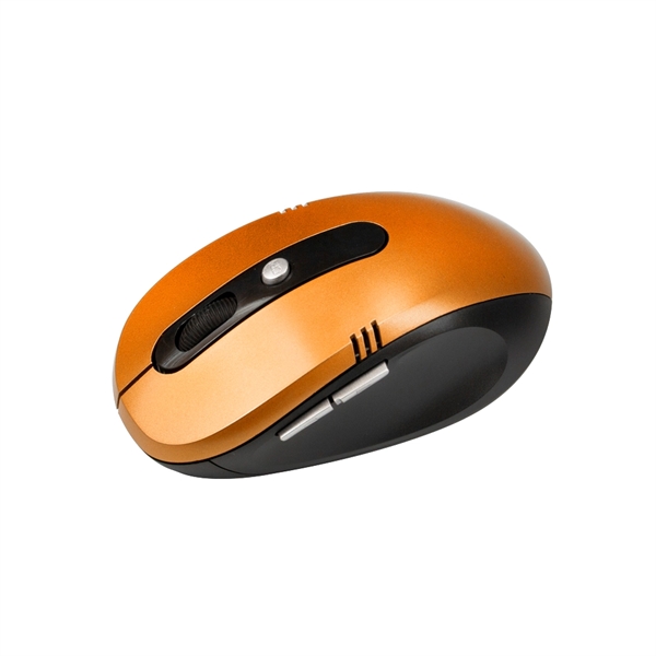 Adidas Optical Wireless Mouse, Form-Fitted, Full Sized, with Side Buttons... from ASI 74741 NVS Promo Designs, Inc. / NVS Promo