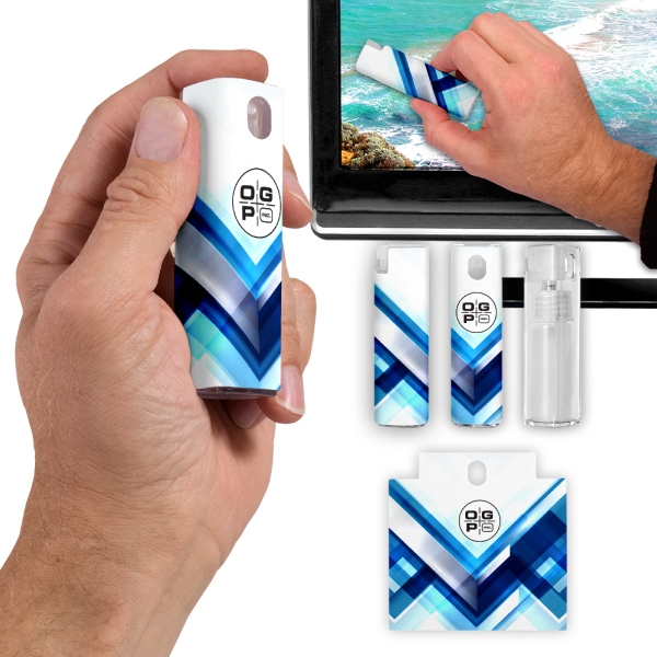 Digi Mates spray kit includes a uniquely designed square refillable spray... from ASI 93987 Martini-Vispak Inc.