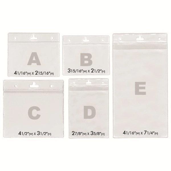 Vinyl badge holders are a popular way to display and protect... from ASI 93987 Martini-Vispak Inc.