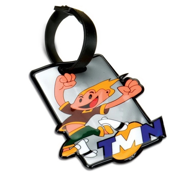 PVC Luggage Tag with custom 2D or 3D design makes an... from ASI 93987 Martini-Vispak Inc.