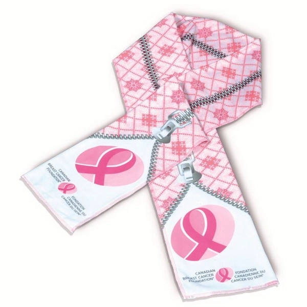 Fleece scarf great for any tradeshow, fundraiser, or charity events throughout... from ASI 93987 Martini-Vispak Inc.