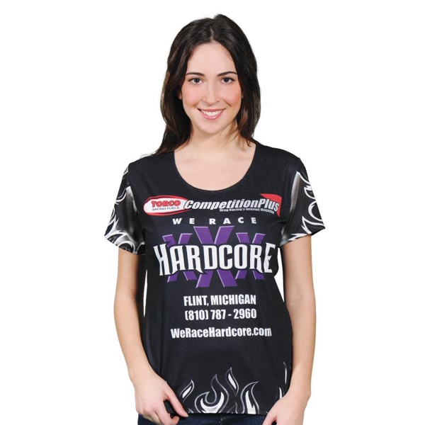 Womens custom sublimated T- shirts, print any logo or design in... from ASI 93987 Martini-Vispak Inc.