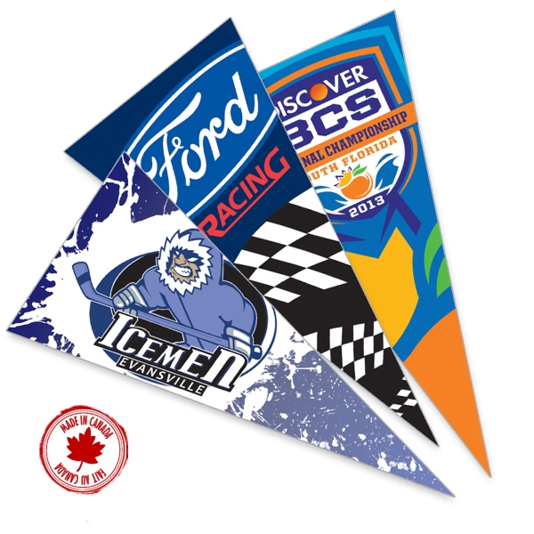 What is a sports season without our full custom sublimated pennants... from ASI 93987 Martini-Vispak Inc.