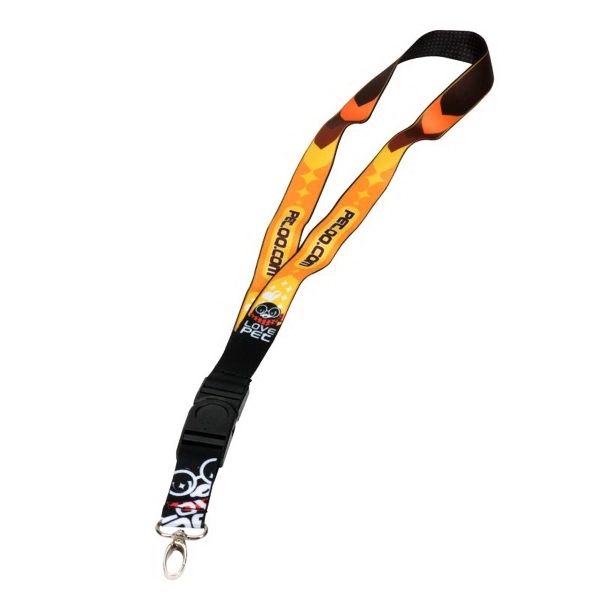 Deluxe woven polyester lanyard, 36" standard length, choice of attachment.... from ASI 93987 Martini-Vispak Inc.