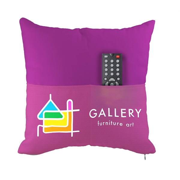 This pillow with a pocket will hold your tv remote, phone,... from ASI 93987 Martini-Vispak Inc.