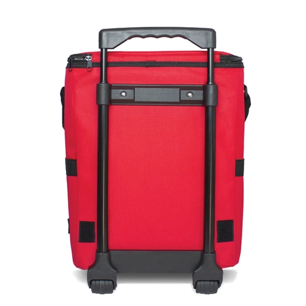 36-Can rolling cooler with adjustable shoulder straps, side pockets, and deep... from ASI 30112 ACE Products / Ace Line