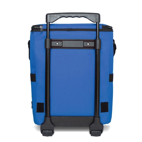 36-Can rolling cooler with adjustable shoulder straps, side pockets, and deep... from ASI 30112 ACE Products / Ace Line