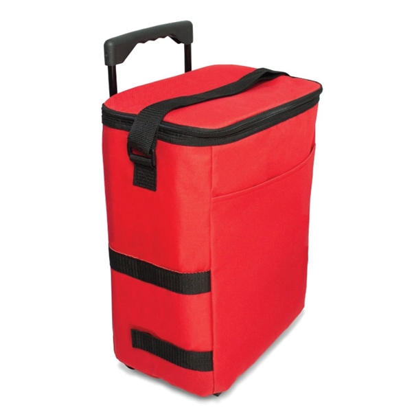 36-Can rolling cooler with adjustable shoulder straps, side pockets, and deep... from ASI 30112 ACE Products / Ace Line