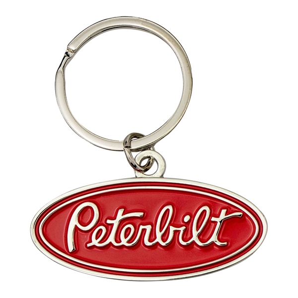 Custom die cast metal keychains in assorted sizes, soft enamel colors... from ASI 52263 EMT / EMT
