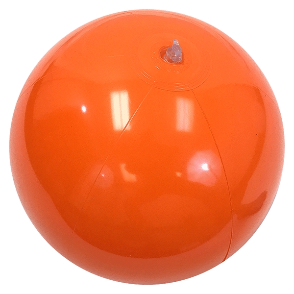 Inflatable Solid Orange beach ball, 6", 9", 12", 16" All measured... from ASI 31977 Adline Industries Inc