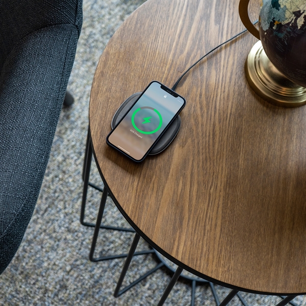 Wireless charging pad with anti-slip silicone grip.... from ASI 61005 Hirsch Gift Inc