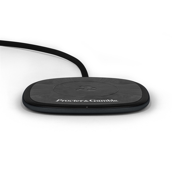 Wireless charging pad with anti-slip silicone grip.... from ASI 61005 Hirsch Gift Inc