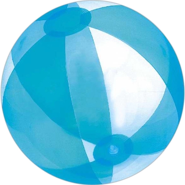 Inflatable Translucent Blue and Clear Beach Balls... from ASI 31977 Adline Industries Inc