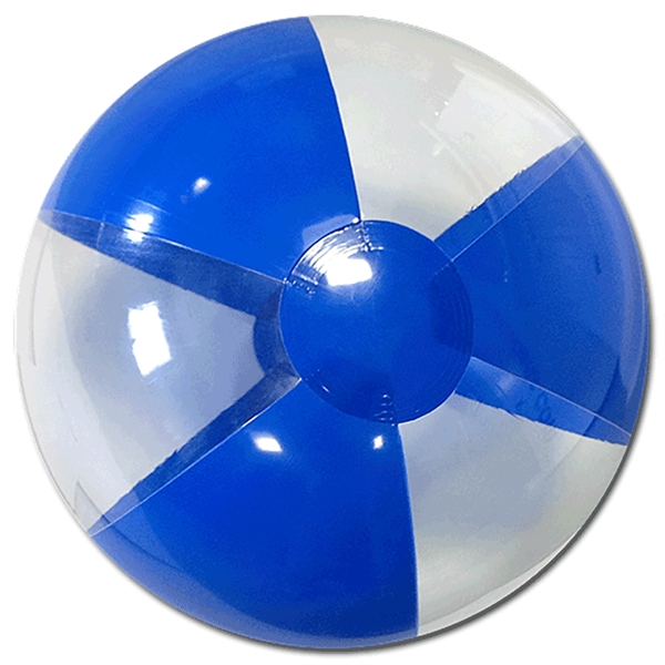 16" Deflated Inflatable Blue and Clear Beach Ball, Material Phthalate Free... from ASI 31977 Adline Industries Inc