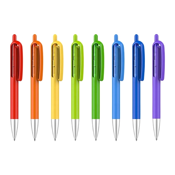 Plastic pen with 1c1p pad printing plus standard shipping to 1... from ASI 37218 Athena Promo (tm)