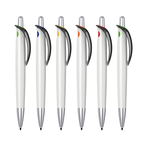 Plastic pen with 1c1p pad printing plus standard shipping to 1... from ASI 37218 Athena Promo (tm)