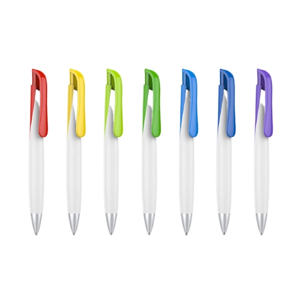 Plastic pen with 1c1p pad printing plus standard shipping to 1... from ASI 37218 Athena Promo (tm)