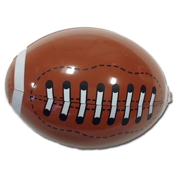Inflatable brown football beach ball with white markings... from ASI 31977 Adline Industries Inc