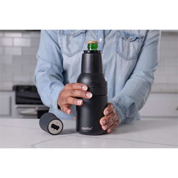 2 in 1 Bottle and Can beer holder with bottle opener.... from ASI 31518 ADNART / Ad-N-Art