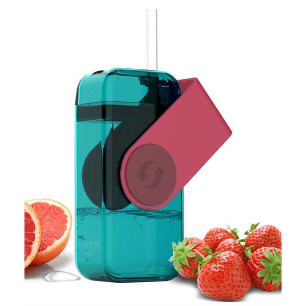 Tritan juice box with silicone straw.... from ASI 31518 ADNART / Ad-N-Art