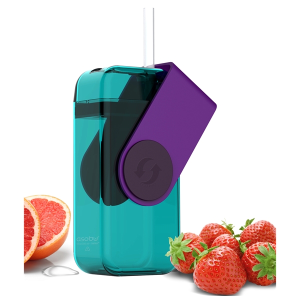 Tritan juice box with silicone straw.... from ASI 31518 ADNART / Ad-N-Art