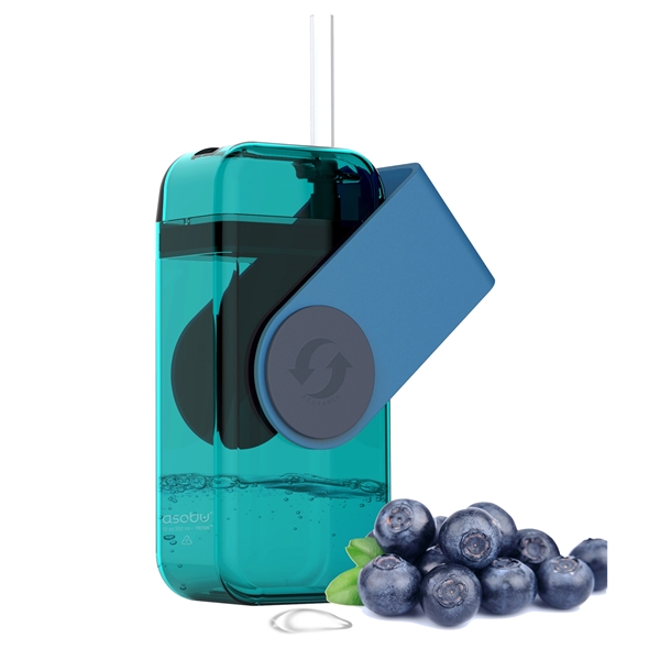 Tritan juice box with silicone straw.... from ASI 31518 ADNART / Ad-N-Art
