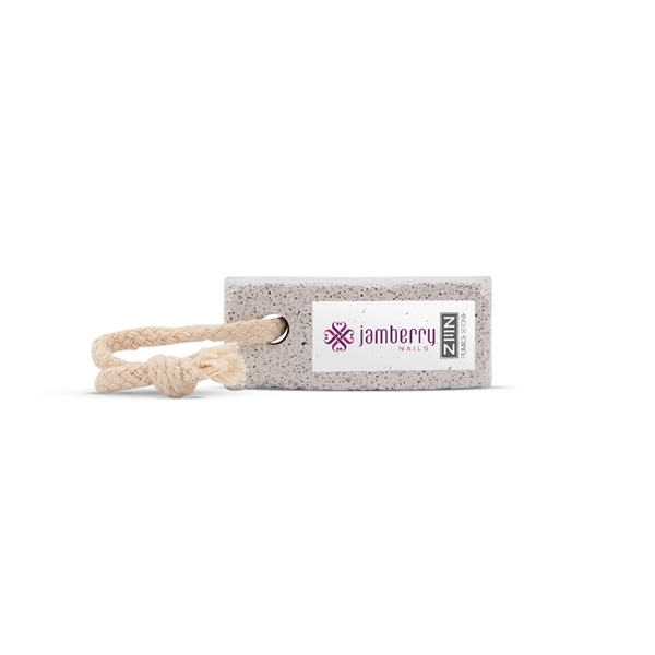 3" x 1" ceramic pumice stone with cotton cord.... from ASI 88060 Snugz/USA Inc / SnugZ USA®