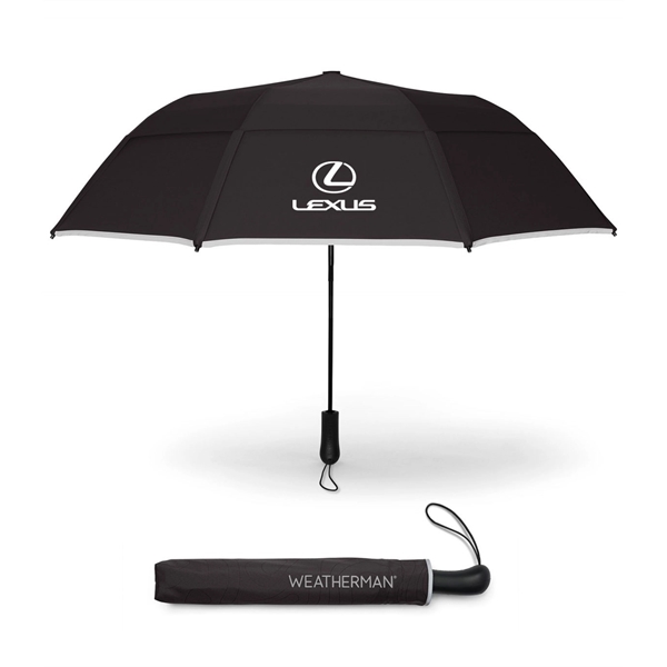 50" arc retail umbrella designed to withstand the most ultimate weather... from ASI 76730 Peerless Umbrella Co Inc / Threads By Peerless