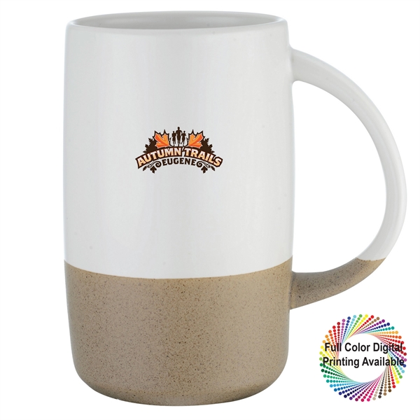 17 oz. Two-Tone Textured Ceramic Mug... from ASI 80060 VisionUSA
