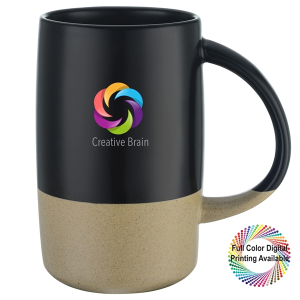 17 oz. Two-Tone Textured Ceramic Mug... from ASI 80060 VisionUSA