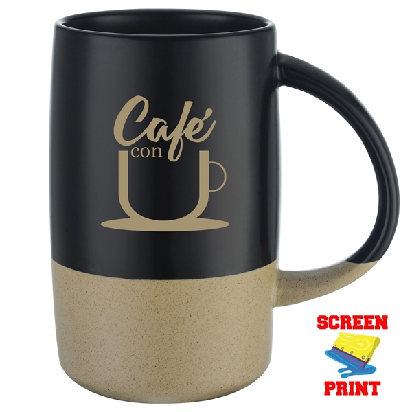 17 oz. Two-Tone Textured Ceramic Mug... from ASI 80060 VisionUSA