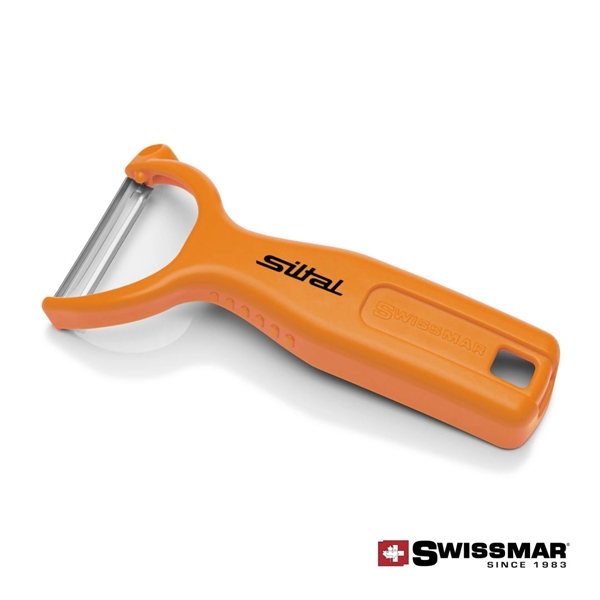 Swissmar Y-Peelers with ergonomic angled handle design fits comfortably in both... from ASI 84592 St Regis Group
