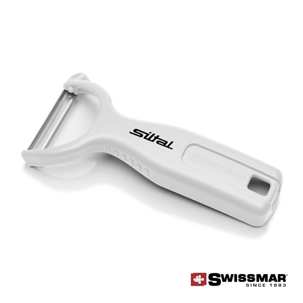 Swissmar Y-Peelers with ergonomic angled handle design fits comfortably in both... from ASI 84592 St Regis Group