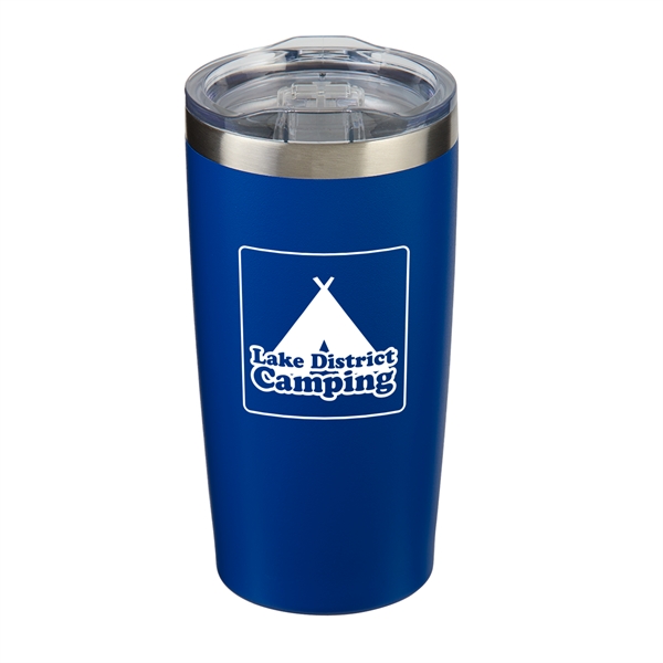 20 oz. powder coated tumbler with copper lining, double wall vacuum... from ASI 52840 Evans Manufacturing