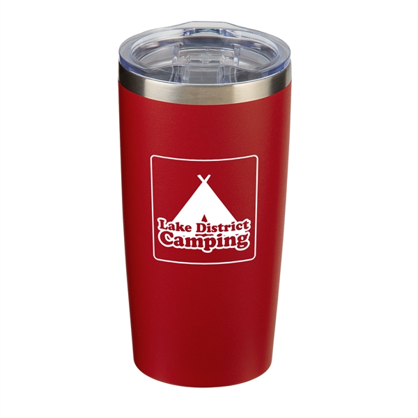 20 oz. powder coated tumbler with copper lining, double wall vacuum... from ASI 52840 Evans Manufacturing
