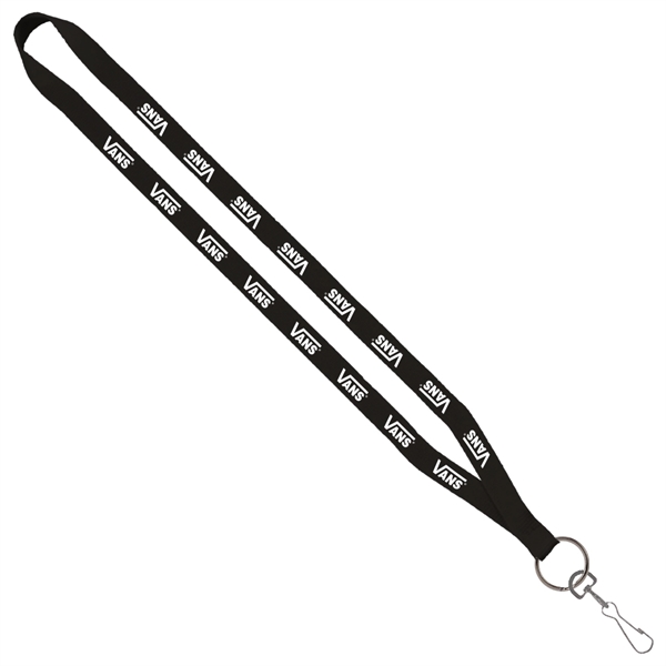 1/2" x 16" economy polyester lanyard with sewn metal swivel snap... from ASI 88060 Snugz/USA Inc / SnugZ USA®