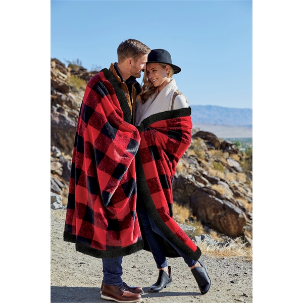 50" x 70" plaid throw blanket.... from ASI 91605 Towel Specialties / Cobblestone Mills