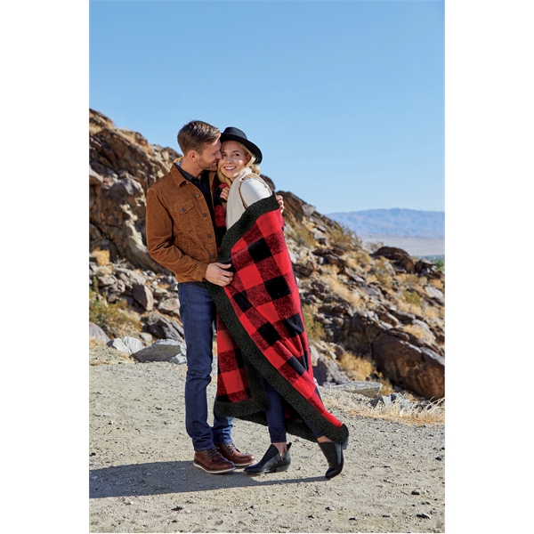 50" x 70" plaid throw blanket.... from ASI 91605 Towel Specialties / Cobblestone Mills