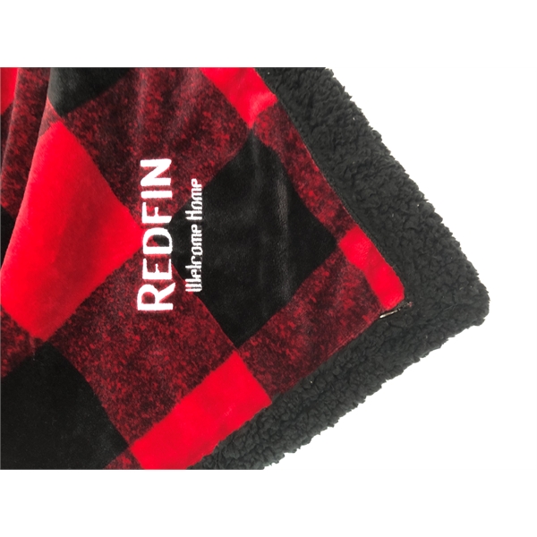 50" x 70" plaid throw blanket.... from ASI 91605 Towel Specialties / Cobblestone Mills