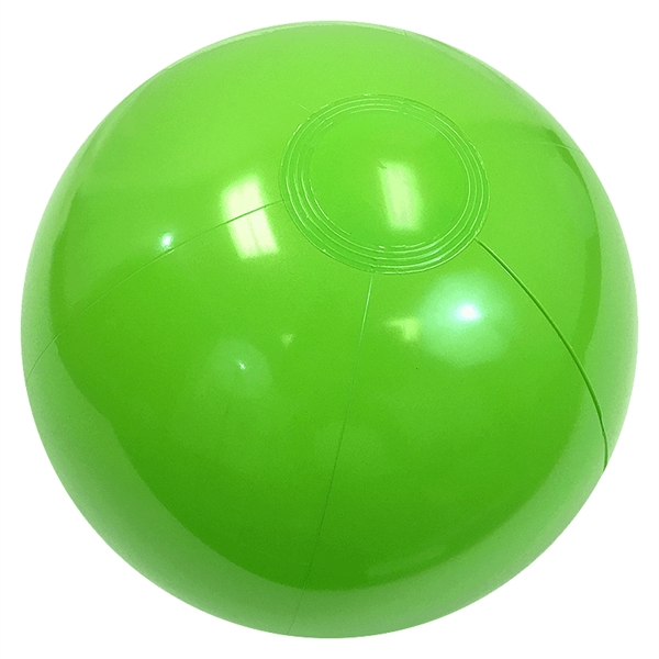 Inflatable Solid Lime Green Beach Balls... from ASI 31977 Adline Industries Inc