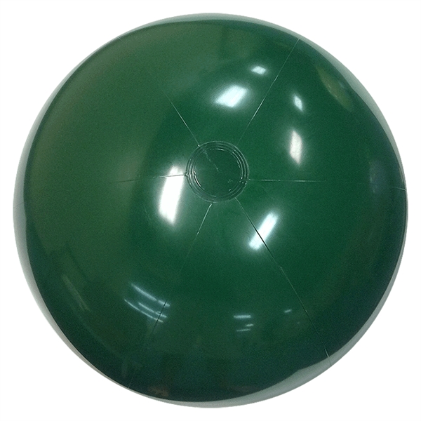 Inflatable Solid Forest Green Beach Balls. 6",9",12",16" all sizes measured deflated.... from ASI 31977 Adline Industries Inc
