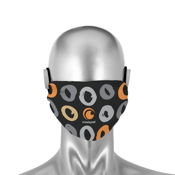 Polyester face mask that transforms into a bandana.... from ASI 88060 Snugz/USA Inc