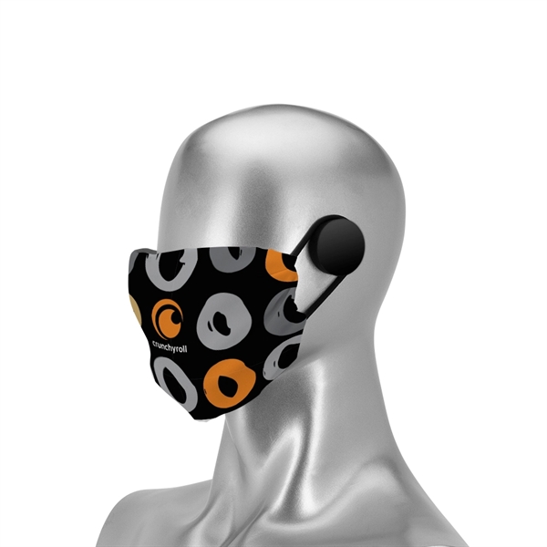 Polyester face mask that transforms into a bandana.... from ASI 88060 Snugz/USA Inc