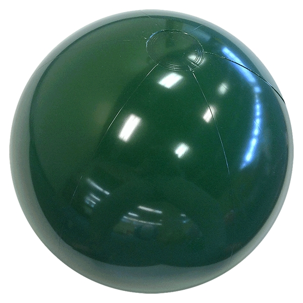 Inflatable Solid Forest Green Beach Balls. 6",9",12",16" all sizes measured deflated.... from ASI 31977 Adline Industries Inc