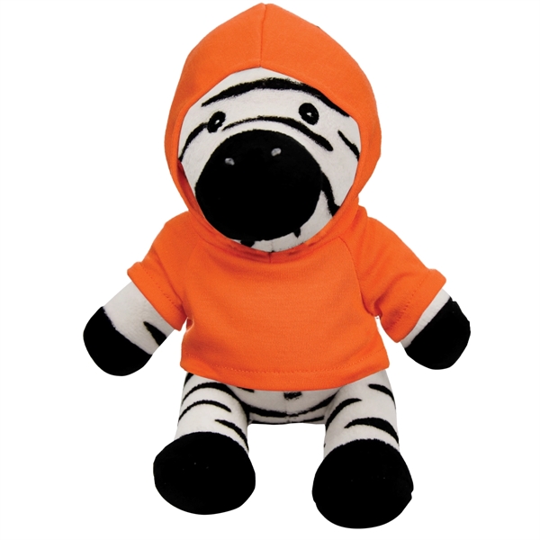 6" Zander Zebra with customizable shirt, bandana, or hoodie.... from ASI 61125 Hit Promotional Products / Hit®