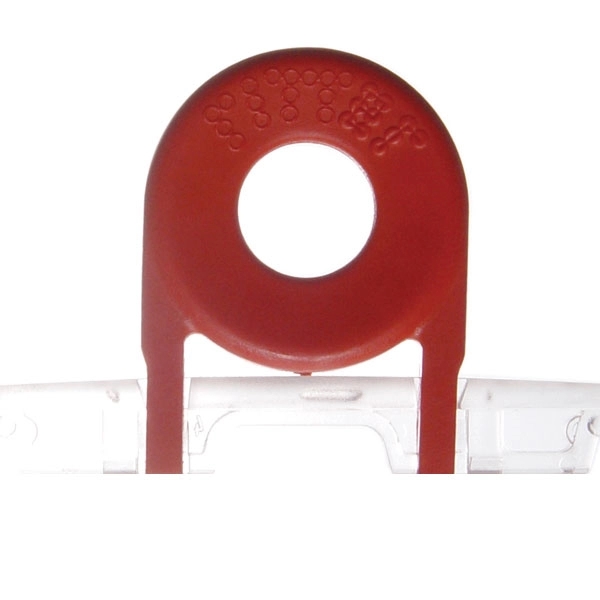 These clear polycarbonate badge holders feature a locking end piece that... from ASI 79898 Promovision / PROMOVISION