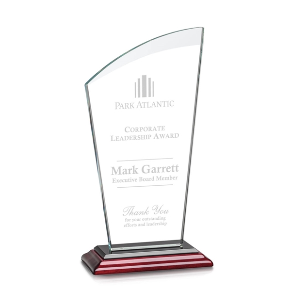 This fabulous starfire award features an arched beveled top and Albion... from ASI 84592 St Regis Group / St Regis